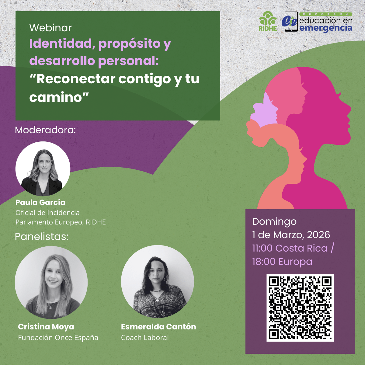 Con este nuevo webinar, RIDHE abre un espacio para reconectar con la identidad, fortalecer el propósito personal y adquirir herramientas prácticas que impulsen el desarrollo emocional y profesional.